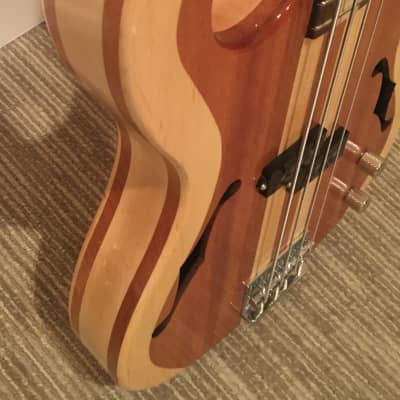 Custom Semi-Hollowbody Bass by Yerby Guitars image 8