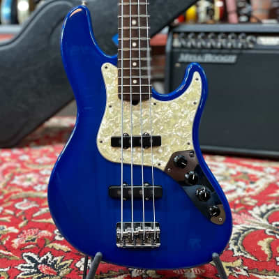 Fender Jazz Bass Deluxe 50th Anniversary SS Blue Sunburst Case USA 1996 image 1