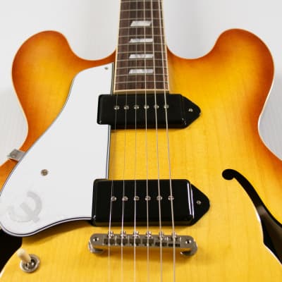 Epiphone USA Casino Left-handed Hollowbody Electric Guitar - Royal Tan image 3