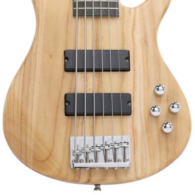 Full Size GIB 6 String H-H Pickup Electric Bass Guitar for Beginner & Bag image 2