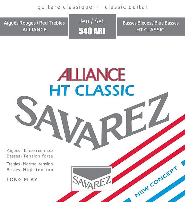 Savarez 540 ARJ Classical Guitar Strings Normal Tension Carbon