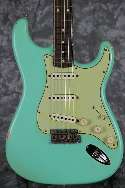 Fender custom shop store stratocaster surf green