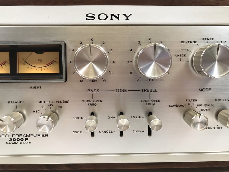 Sony TA-2000F Stereo Preamplifier | Reverb Canada Sony TA-2000F Stereo Preamplifier | Reverb Canada