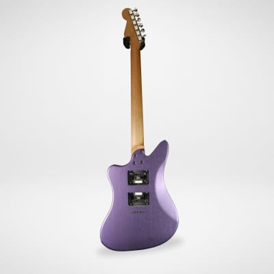 Cream T Guitars Crossfire SRT-6 Pickup Swapping - Purple Metallic w/ Stripe #SO26UND image 4