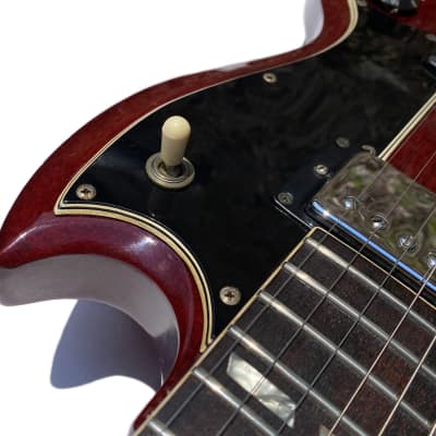 1969 Gibson EMS-1235 Double Mandolin double neck EDS-1275 Extremely rare Cherry red. Doubleneck. image 8