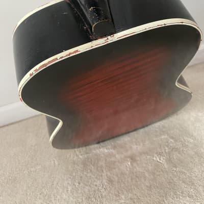 Harmony Stella 1969 - Fender Strat Head,  Brown Sunburst image 8