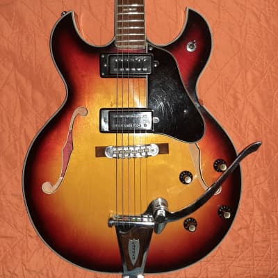 Conrad Semi-Hollowbody Electric Guitar image 2