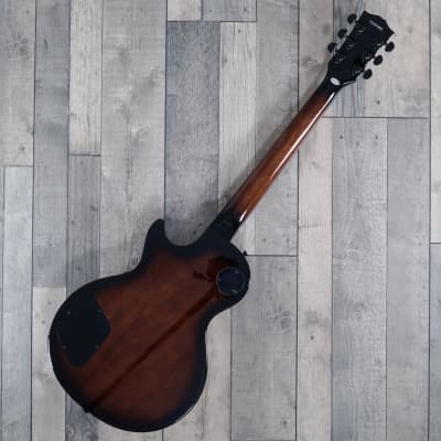 Burny RLG-55 JP Electric Guitar, Trans Blackburst image 2