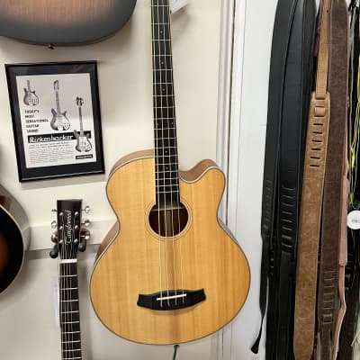 Tanglewood TWR-AB Roadster Spruce/Mahogany Acoustic Bass with Electronics 2010s - Natural Satin for sale