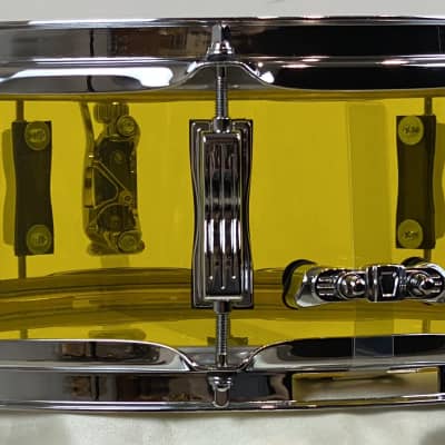 Ludwig 18/12/14/5x14" Vistalite Jazzette Drum Set - Yellow Vistalite w/ Exclusive 18" BD! image 19