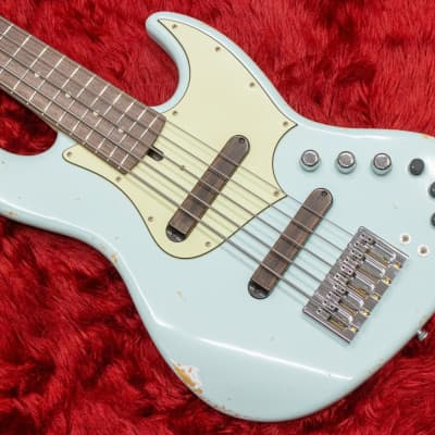 Xotic XJ-1T Jazz-Style 5-String Bass Guitar Candy Apple Red