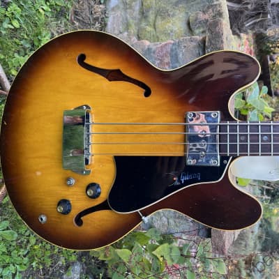 1968 Gibson EB-2 Bass - Iced Tea Sunburst - Perfect - HSC image 1