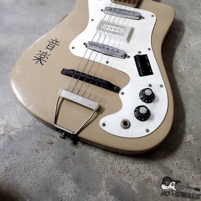 Kay / Trutone Vanguard K310 Hot-Rod Custom Electric Guitar (1965, Desert Sand) image 8