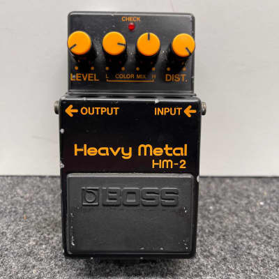 Boss HM-2 Heavy Metal Vintage 80's Black Label Made in Japan Pedal