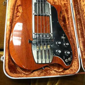 Ovation Magnum I Fretless 70s Mahogany with OHSC and Case Candy! image 2