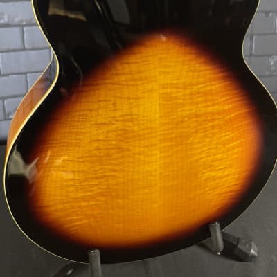 Peerless 17F-CES Archtop Electric Guitar 2018 - Sunburst w/Hard Case image 6