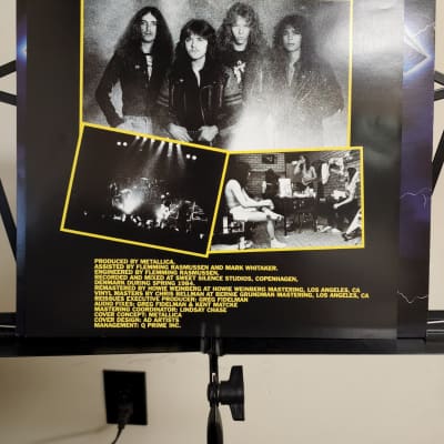 Used Metallica- Ride The Lightning-LP-Limited Edition-Blue image 5