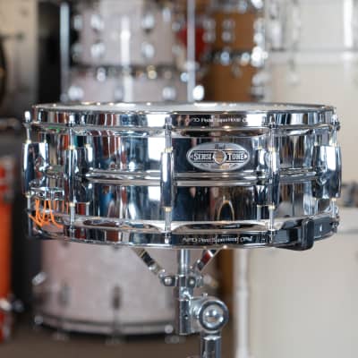 Pearl Sensitone Custom Alloy 14 x 5.5 inch Steel Snare Drum | Reverb