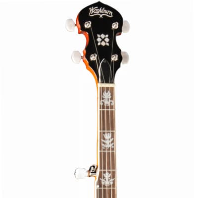 Washburn B10 Americana Series 5-String Resonator Banjo, Gloss Sunburst image 5