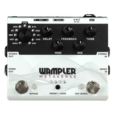 Wampler Metaverse Multi-Delay Effects Box with Advanced DSP and Programmable Presets image 4