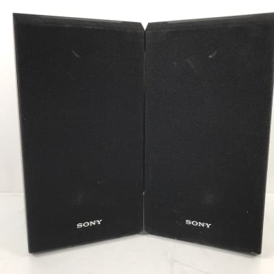 Sony SS-CS5 3 Way 3 Driver Bookshelf Speakers Speaker Pair Black image 2