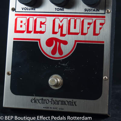 Electro-Harmonix EH 3003 Big Muff π V5 (Op Amp Tone Bypass) 1981 USA as used by Andy Martin-Reverb image 3
