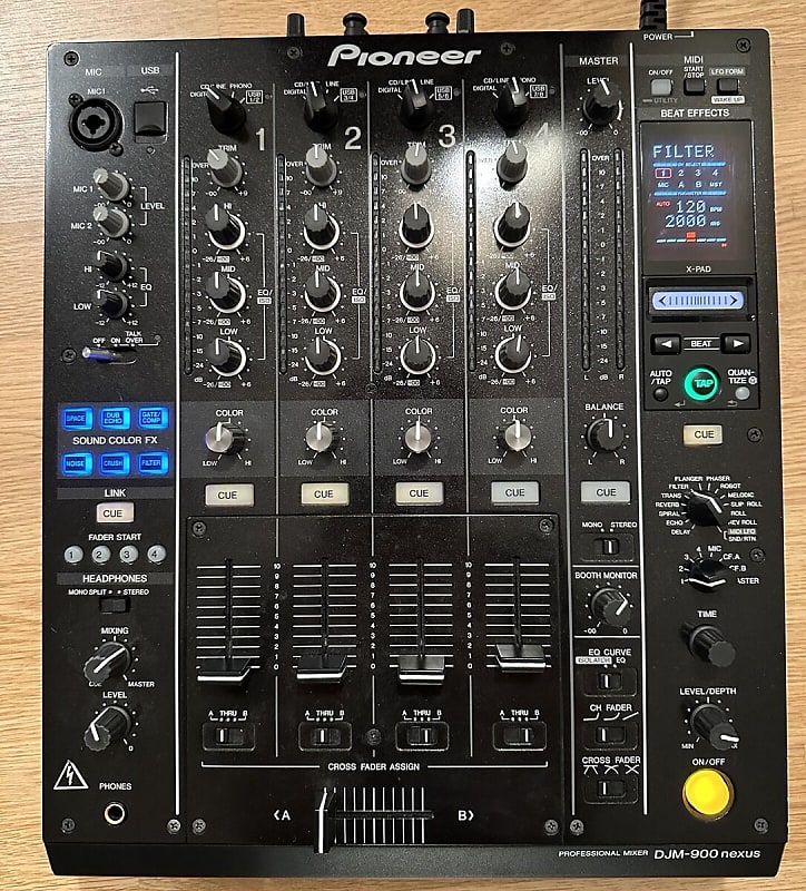 Pioneer DJM-900NXS Nexus 4-Channel DJ Mixer with Effects
