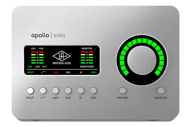 Universal Audio Apollo Solo Thunderbolt 3 Audio Interface