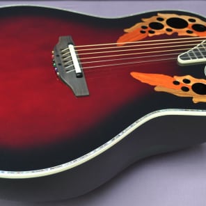 Ovation Custom Elite C778 AX Mid Contour Ac/El Guitar W/Ovation Hard-shell Case image 3