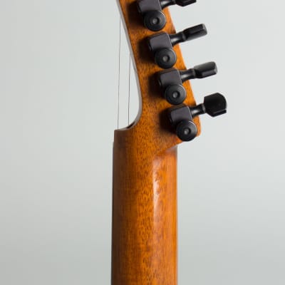 Ken Parker  Custom Arch Top Semi-Hollow Body Electric Guitar (1991), original black tolex hard shell case. image 6