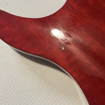 2007 Korean Korean Ibanez S470DXQM Red Viking Burst Guitar Body Floyd Ready image 11