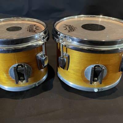 Ludwig 6" 8" Concert toms 1970's Maple image 8