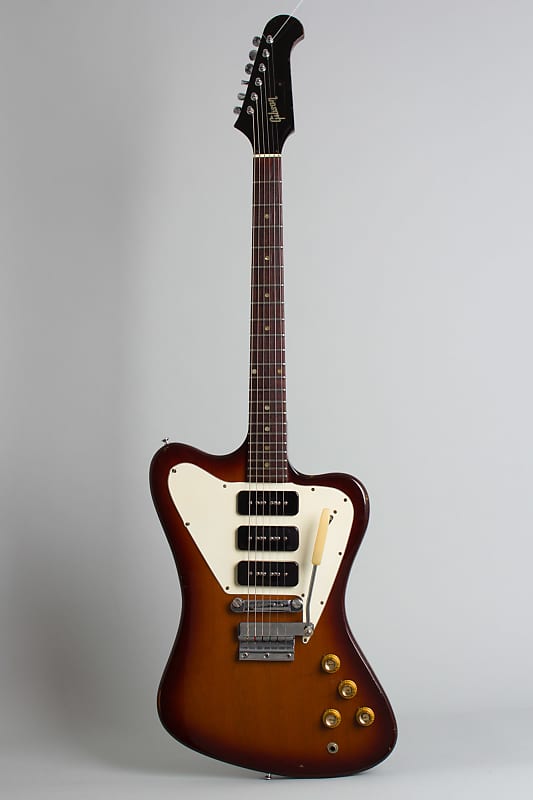 Gibson Firebird III Solid Body Electric Guitar (1966), ser. #551437, original black tolex hard shell case. image 1