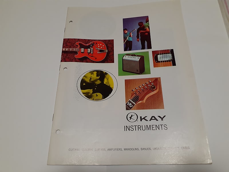 Kay Catalog 1966 Full Line Up of Guitar and Amps Reverb