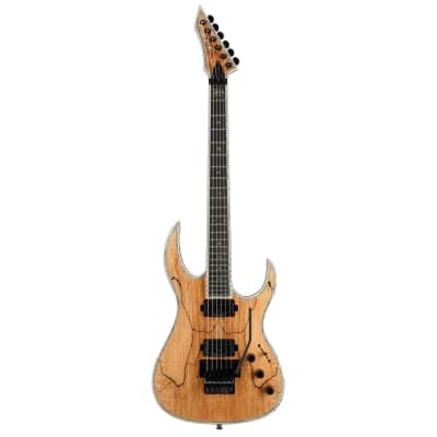 BC Rich Guitars Shredzilla Prophecy Archtop Electric Guitar with Floyd Rose, Case, Strap, and Stand, Spalted Maple image 2