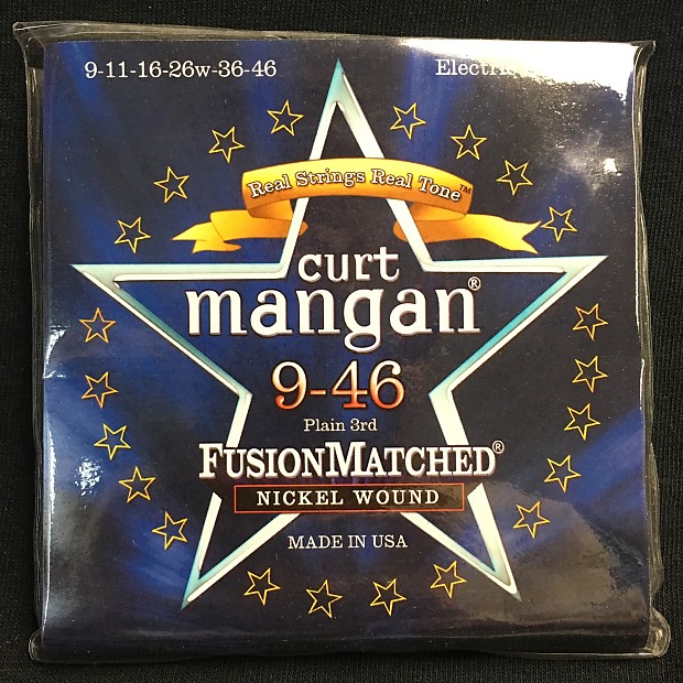 Curt Mangan 10946 Fusion Matched Nickel Wound Electric Guitar Strings (09-46) imagen 1