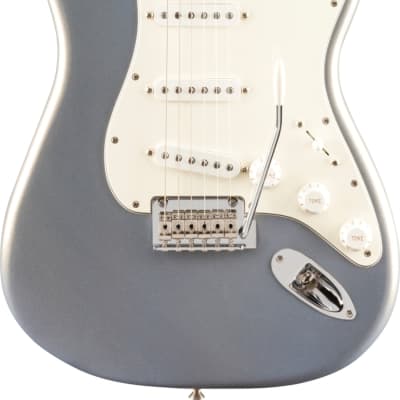 Fender Player Stratocaster Electric Guitar, Pau Ferro Fingerboard, Silver image 1
