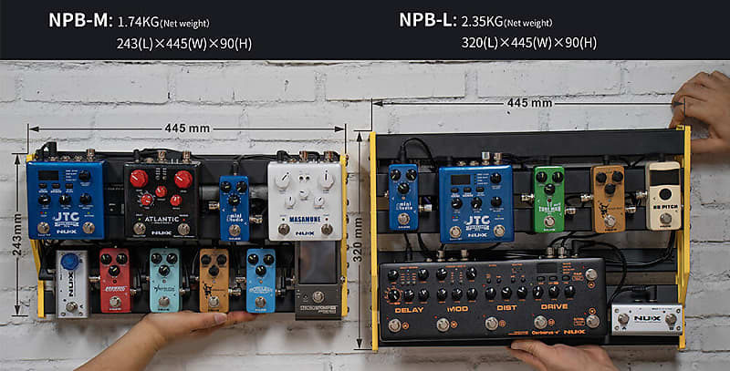 NUX Bumblebee Pedalboard [Large]