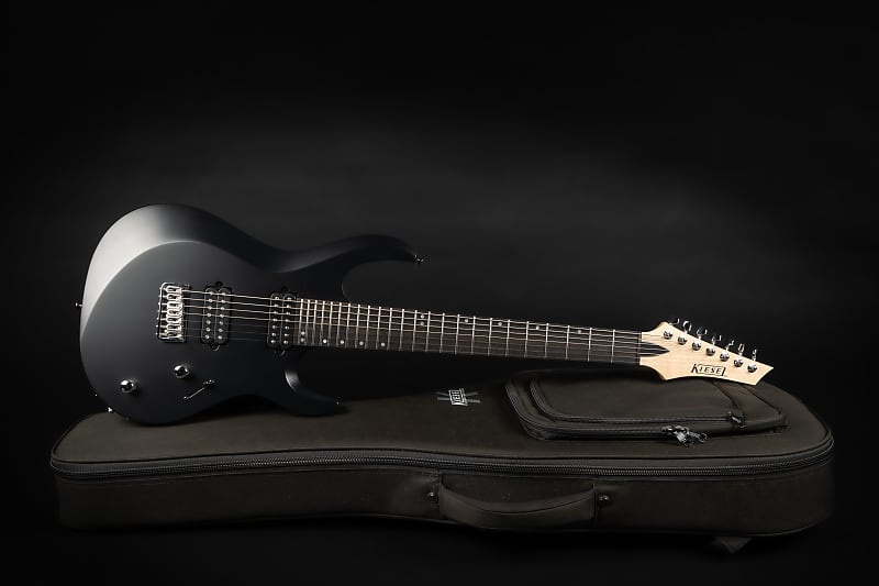 2023 Kiesel Aries 7 - Satin Jet Black | Custom USA 7-String 24