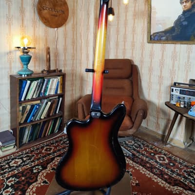 Musima De Luxe 25v Vintage Bass Guitar Jazz Master Jaguar Rare Ddr Gdr Ussr image 9