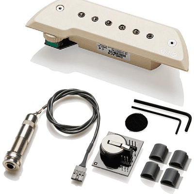 EMG ACS IVORY Acoustic Guitar Soundhole , Bajo Sexto, Or Bajo Quinto Active Pickup & Wiring for sale