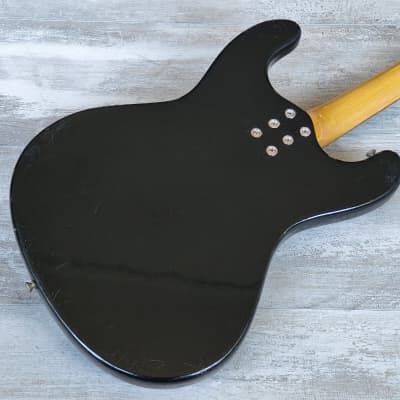 1960's Morales Japan (Mosrite) Ventures Offset Guitar (Gloss Black) image 9