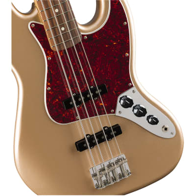 Fender Vintera '60s Jazz Bass, Pau Ferro Fingerboard, Firemist Gold image 3