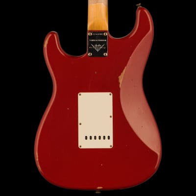 Fender Custom Shop 2023 Event Limited Edition '67 HSS Stratocaster Relic - Aged Dakota Red image 3