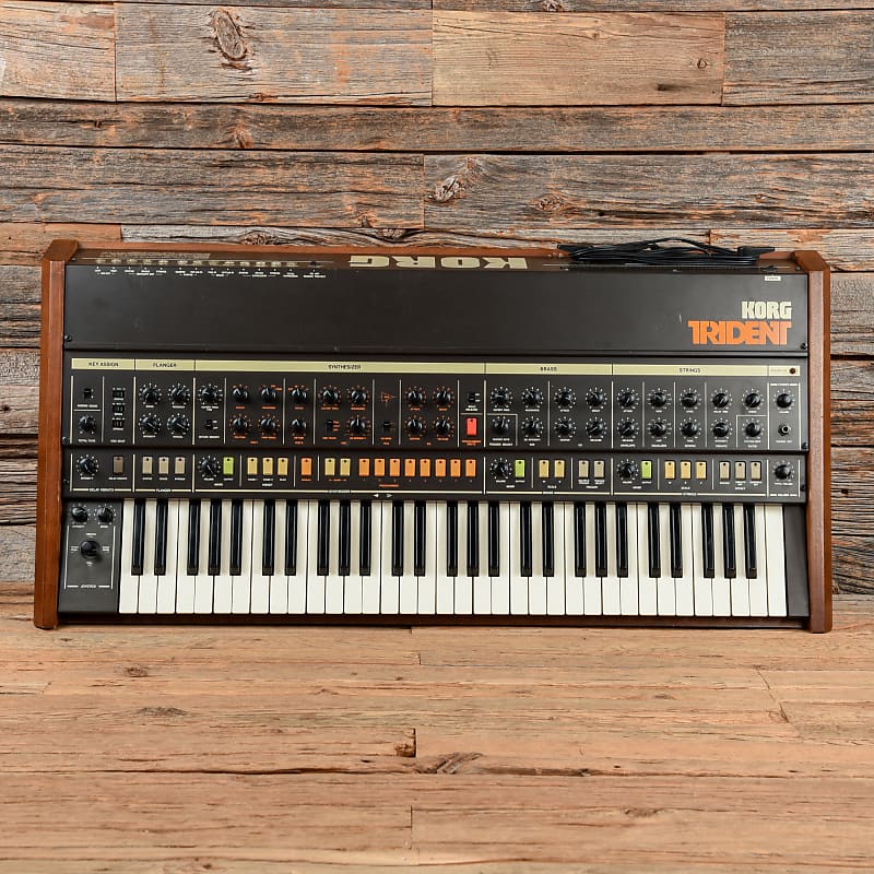 Korg Trident Polyphonic Synthesizer  1980s image 1