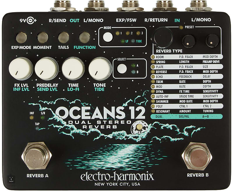 Electro-Harmonix Oceans 12 | Reverb