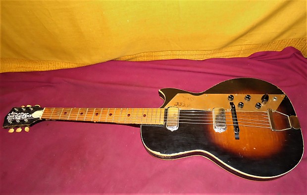 Old Kraftsman Electric Guitar Original Pickups image 1