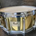 Pearl Freefloater snare 14x6.5” 1990 Brass