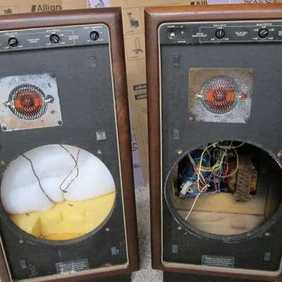 Rare Pr Vintage Advent Powered Speakers largest first version, Need restoration, See Description + P image 4