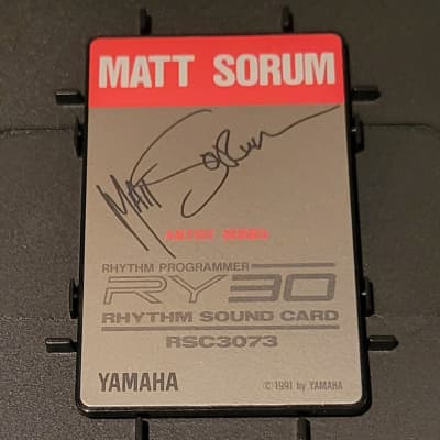 Yamaha RY30 Rhythm Sound Card Percussion | Reverb